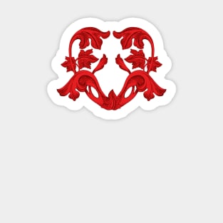 Red Heart Sticker